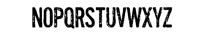 Unboring Too Font LOWERCASE