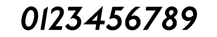 Underground Bold Italic Font OTHER CHARS