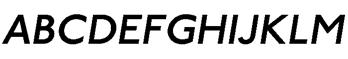 Underground Bold Italic Font UPPERCASE