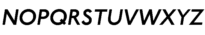 Underground Bold Italic Font UPPERCASE