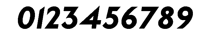 Underground Extra Bold Italic Font OTHER CHARS