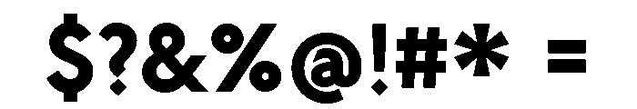Underground Extra Bold Font OTHER CHARS