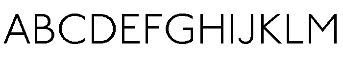 Underground Light Font UPPERCASE
