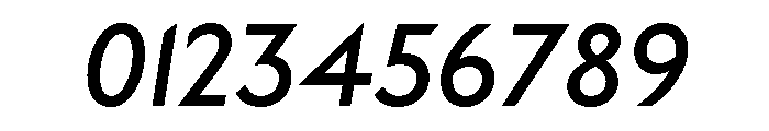 Underground Medium Italic Font OTHER CHARS