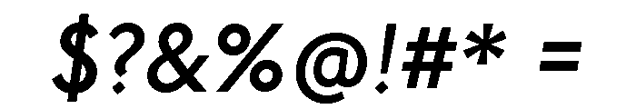 Underground Medium Italic Font OTHER CHARS