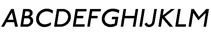 Underground Medium Italic Font UPPERCASE