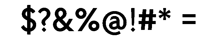 Underground Medium Font OTHER CHARS