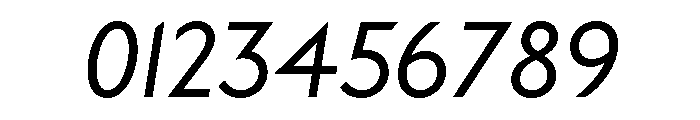 Underground Regular Italic Font OTHER CHARS