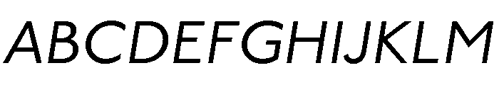 Underground Regular Italic Font UPPERCASE