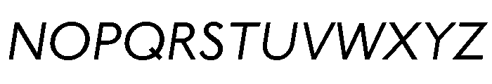 Underground Regular Italic Font UPPERCASE