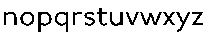 Underground Regular Font LOWERCASE
