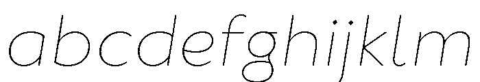 Underground Thin Italic FONT