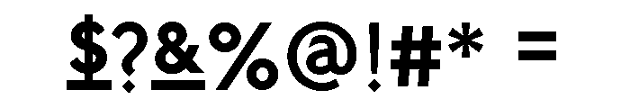 Underground Titling Font OTHER CHARS