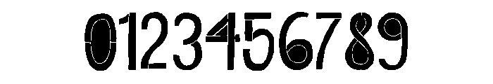 Undersong Filled Font OTHER CHARS