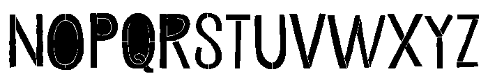 Undersong Filled Font UPPERCASE