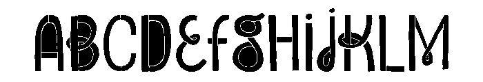 Undersong Filled FONT