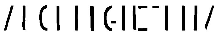 Undersong Half1 Font UPPERCASE