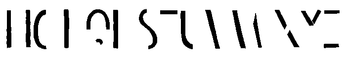Undersong Half1 Font UPPERCASE