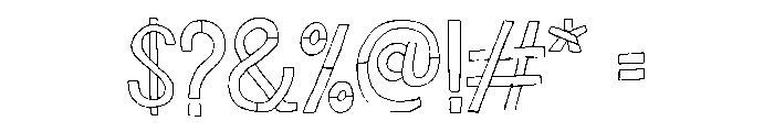 Undersong Regular Font OTHER CHARS
