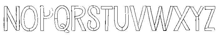 Undersong Regular Font UPPERCASE