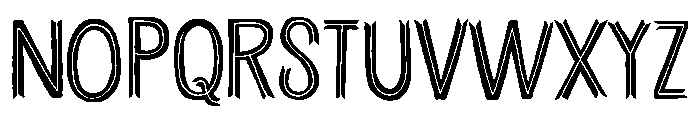 Undersong Split Font UPPERCASE