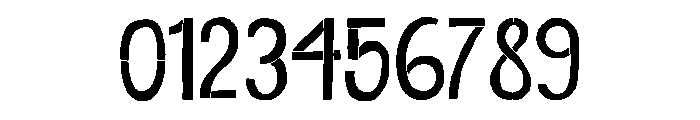 Undersong Stencil Font OTHER CHARS