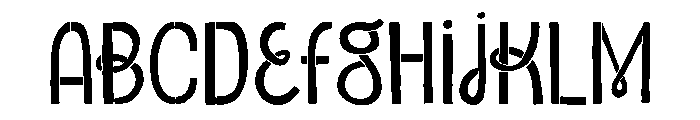 Undersong Stencil FONT