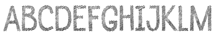 Undersong Stripes Font UPPERCASE