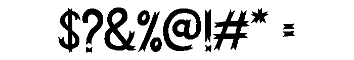 Undersong Tuscan Font OTHER CHARS
