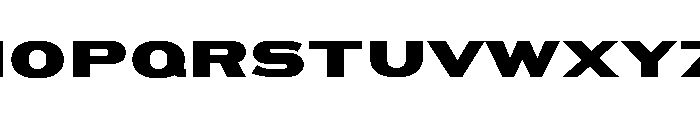 Unit Gothic 716 Font UPPERCASE