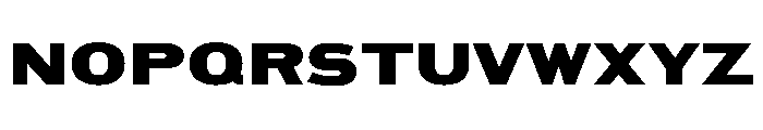 Unit Gothic 717 Font UPPERCASE