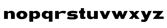 Unit Gothic 717 Font LOWERCASE