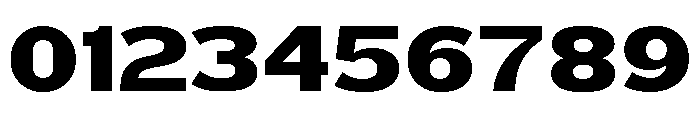 Unit Gothic 718 Font OTHER CHARS