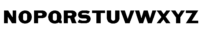 Unit Gothic 718 Font UPPERCASE