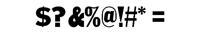 Unit Gothic 719 Font OTHER CHARS