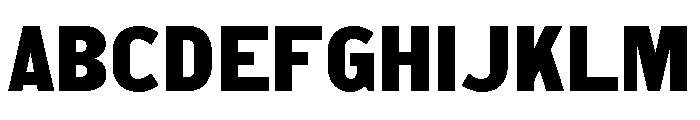Unit Gothic 719 Font UPPERCASE
