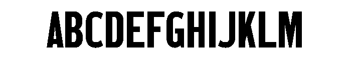 Unit Gothic 720 Font UPPERCASE