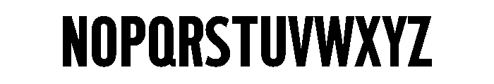 Unit Gothic 720 Font UPPERCASE