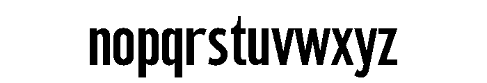 Unit Gothic 720 Font LOWERCASE