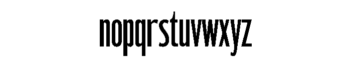 Unit Gothic 721 Font LOWERCASE