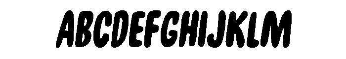 Unpack Fast Font UPPERCASE