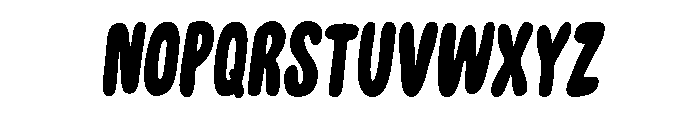 Unpack Fast Font LOWERCASE