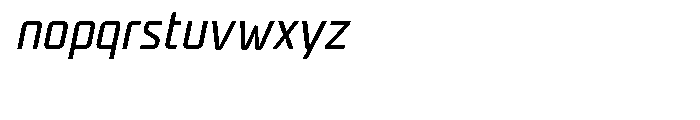 Unicod Italic Font LOWERCASE