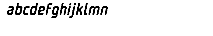 Unicod Medium Italic Font LOWERCASE