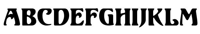 Unicorn Regular Font UPPERCASE