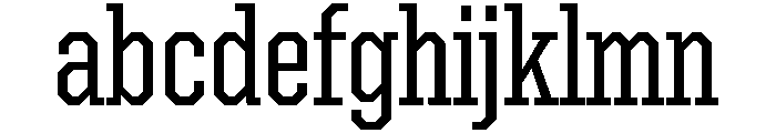 United Serif Condensed Medium Font LOWERCASE