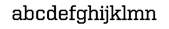 United Serif Regular Medium Font LOWERCASE