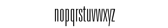 UniversLTStd-ThinUltraCn Font LOWERCASE