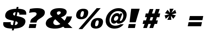 UniversLTStd-XBlackExObl Font OTHER CHARS