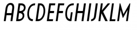 Uomo Condensed Regular Italic Font LOWERCASE